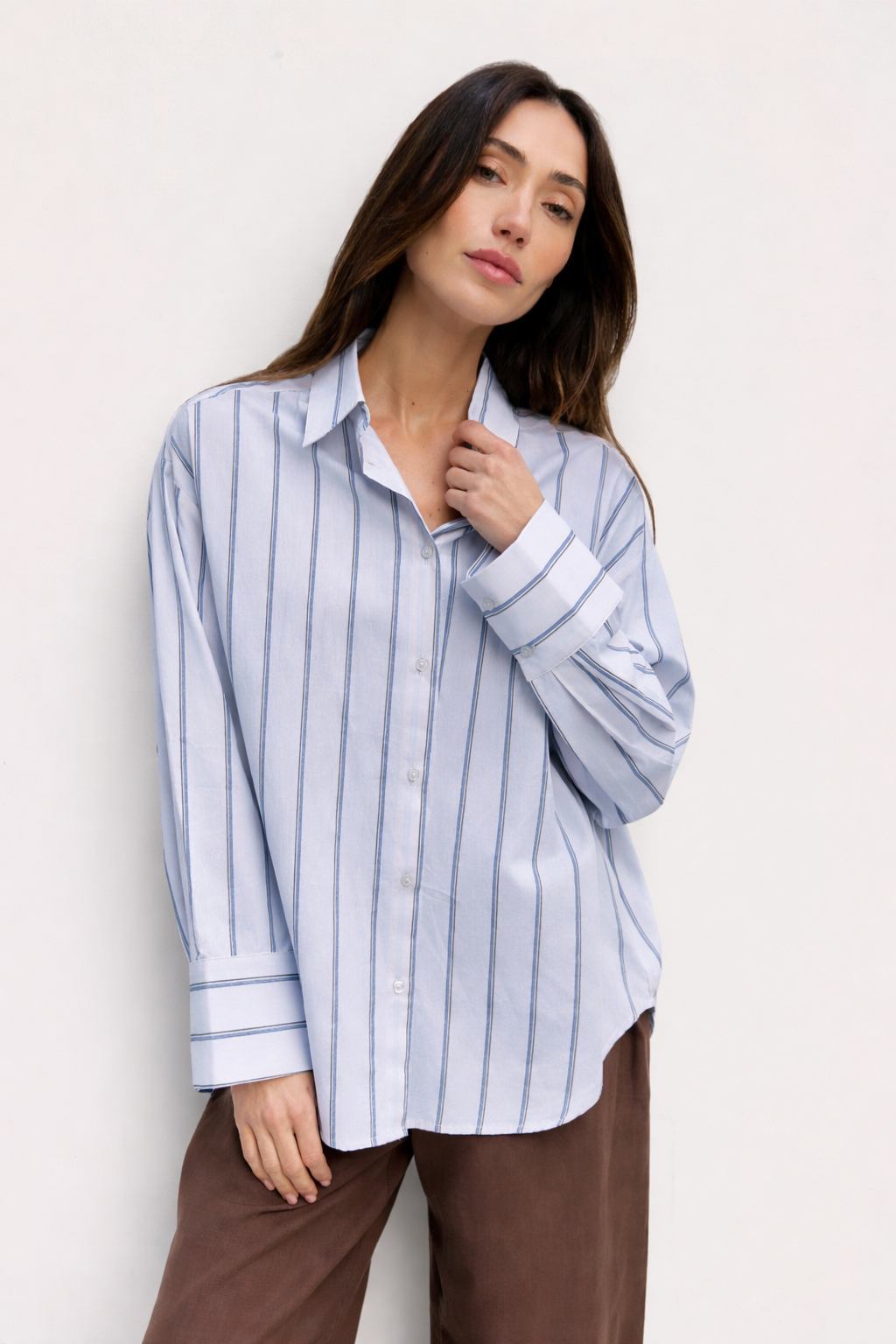 All Row The Erica | Striped Button-Down Shirt