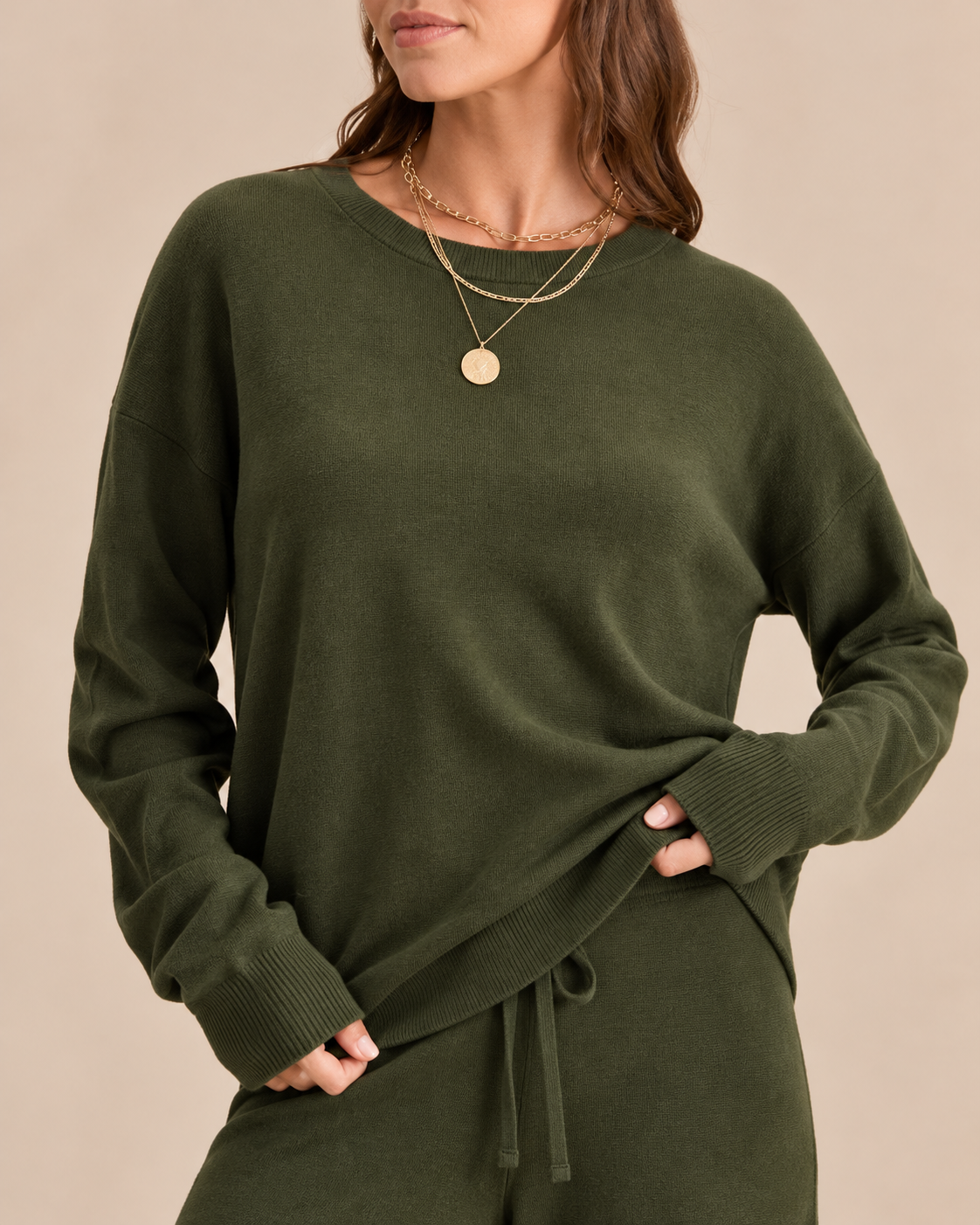 Splendid Tori Cashmere Crewneck Sweater RF6S710