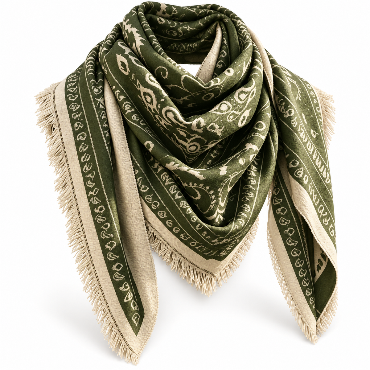 Catherine's Wool/Viscose Brushed Large Triangle Scarf TR-2