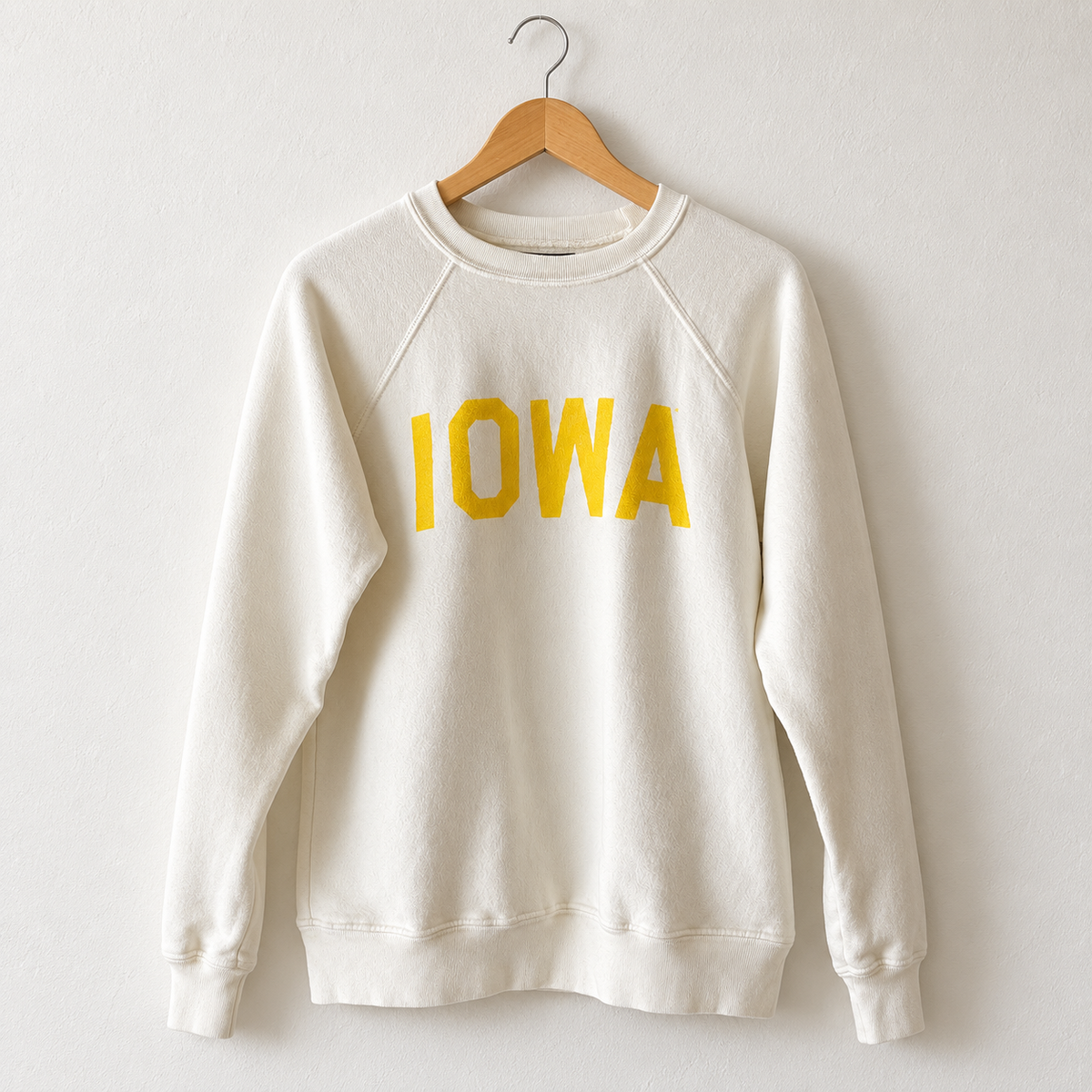 Retro Brand Vintage "Classic IOWA" Full Length Collegiate Sweatshirt