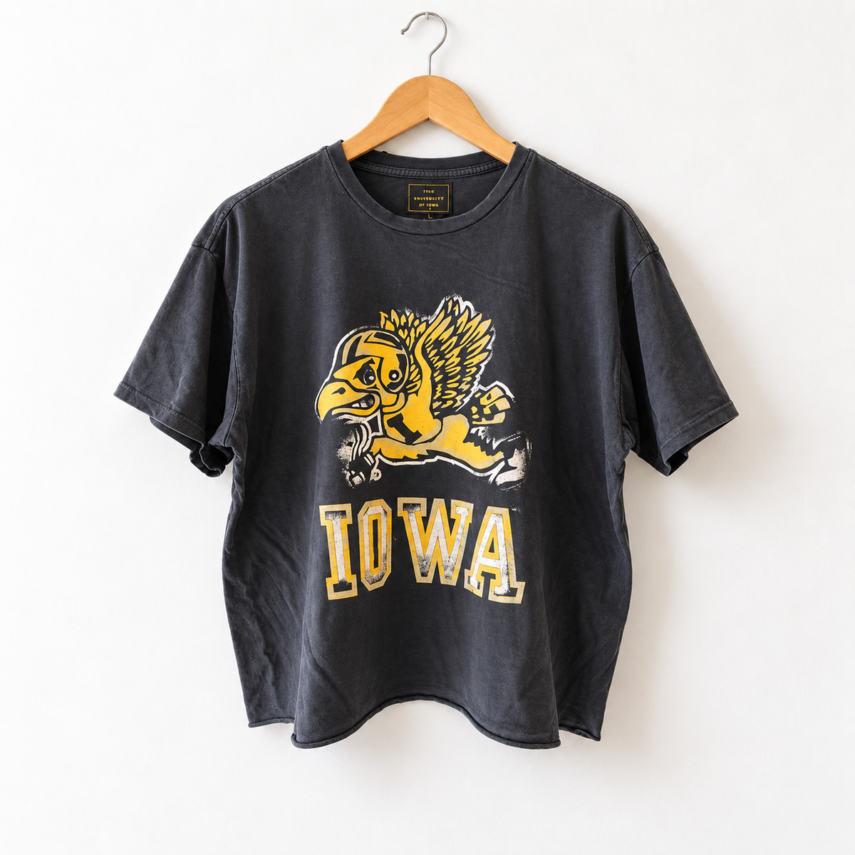 Retro Brand Black Label Exclusive Iowa " Airbrush Herky" Sliced Tee
