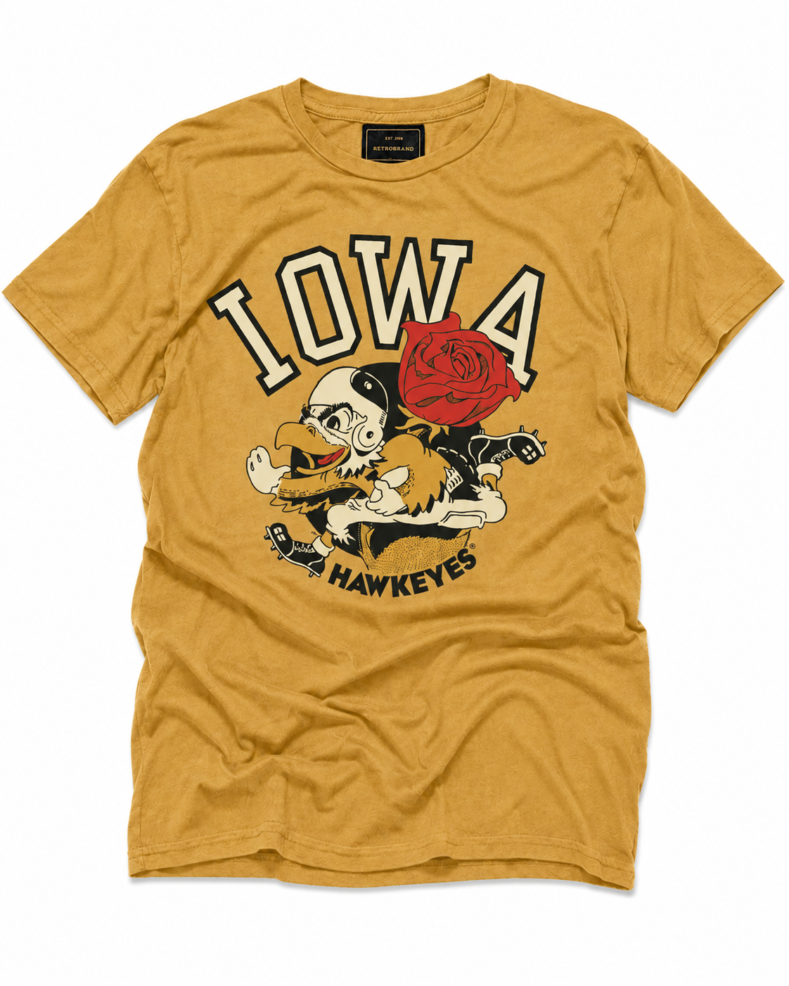 Retro Brand Black Label Exclusive Iowa Vintage Rose Bowl Tee