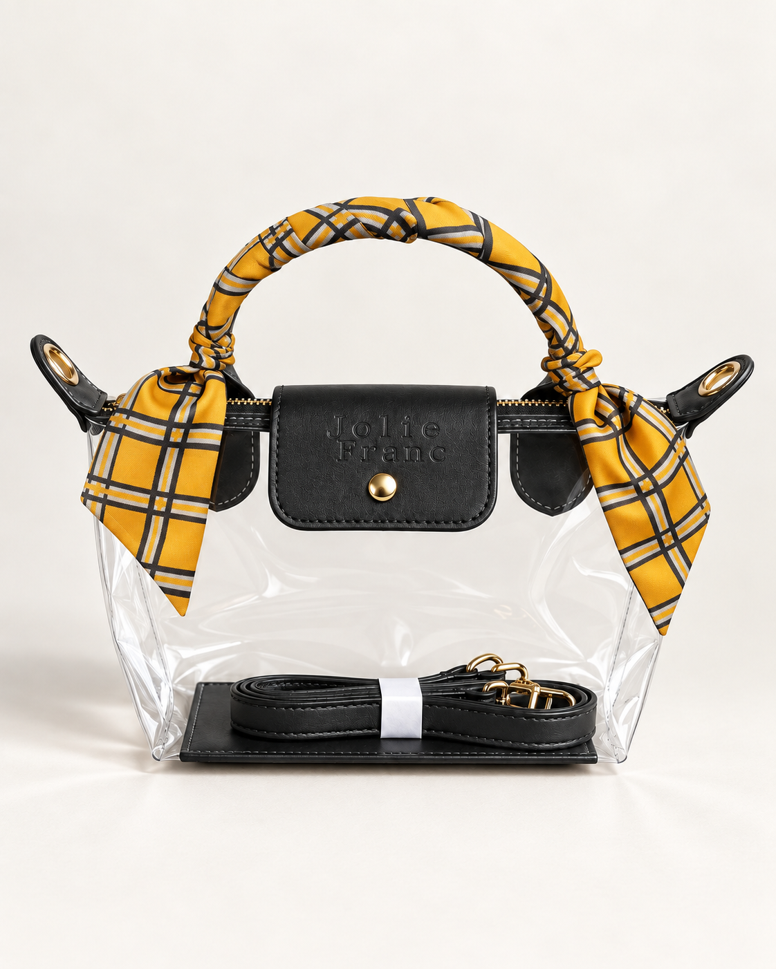 Jolie Franc Stadium Bags the Champion Bag w/Silk Twilly
