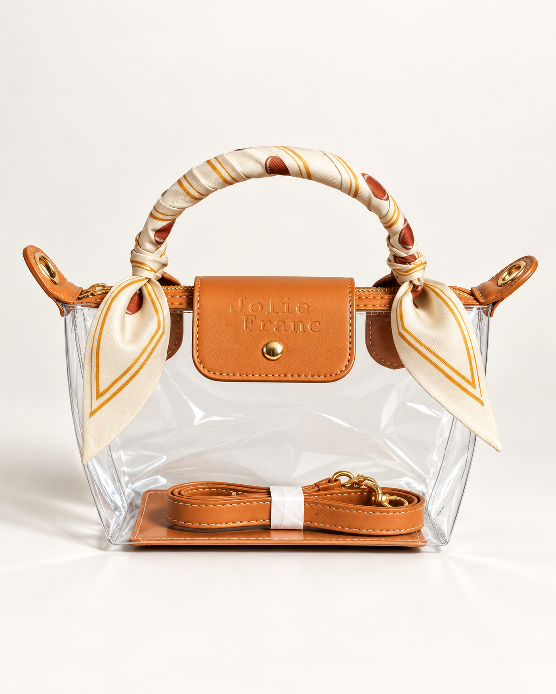 Jolie Franc Stadium Bags the Champion Bag w/Silk Twilly