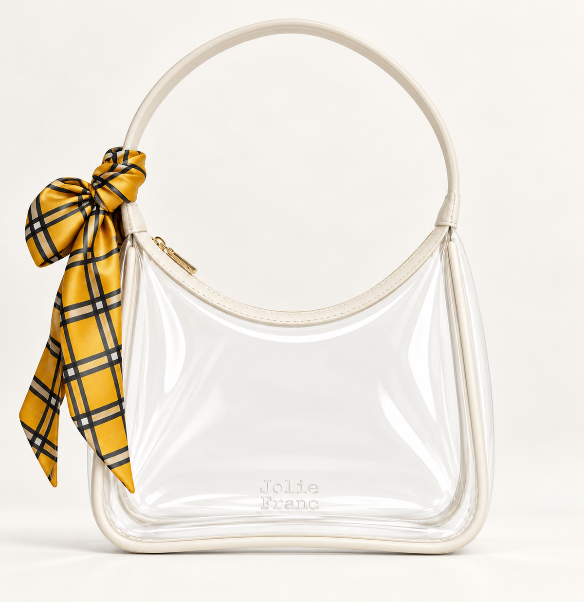 Jolie Franc Stadium Bags the Camelot Bag w/Silk Twilly