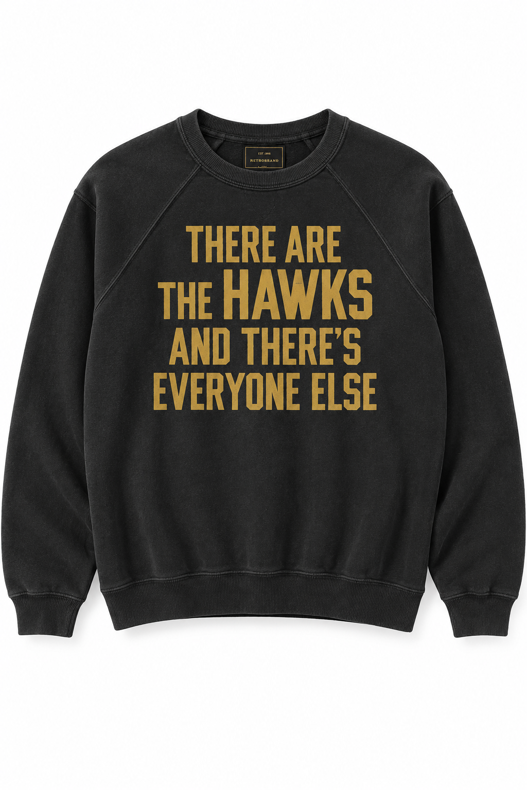 Retro Brand Herky Vintage Iowa Hawkeyes Sweatshirt "There are the Hawks...."