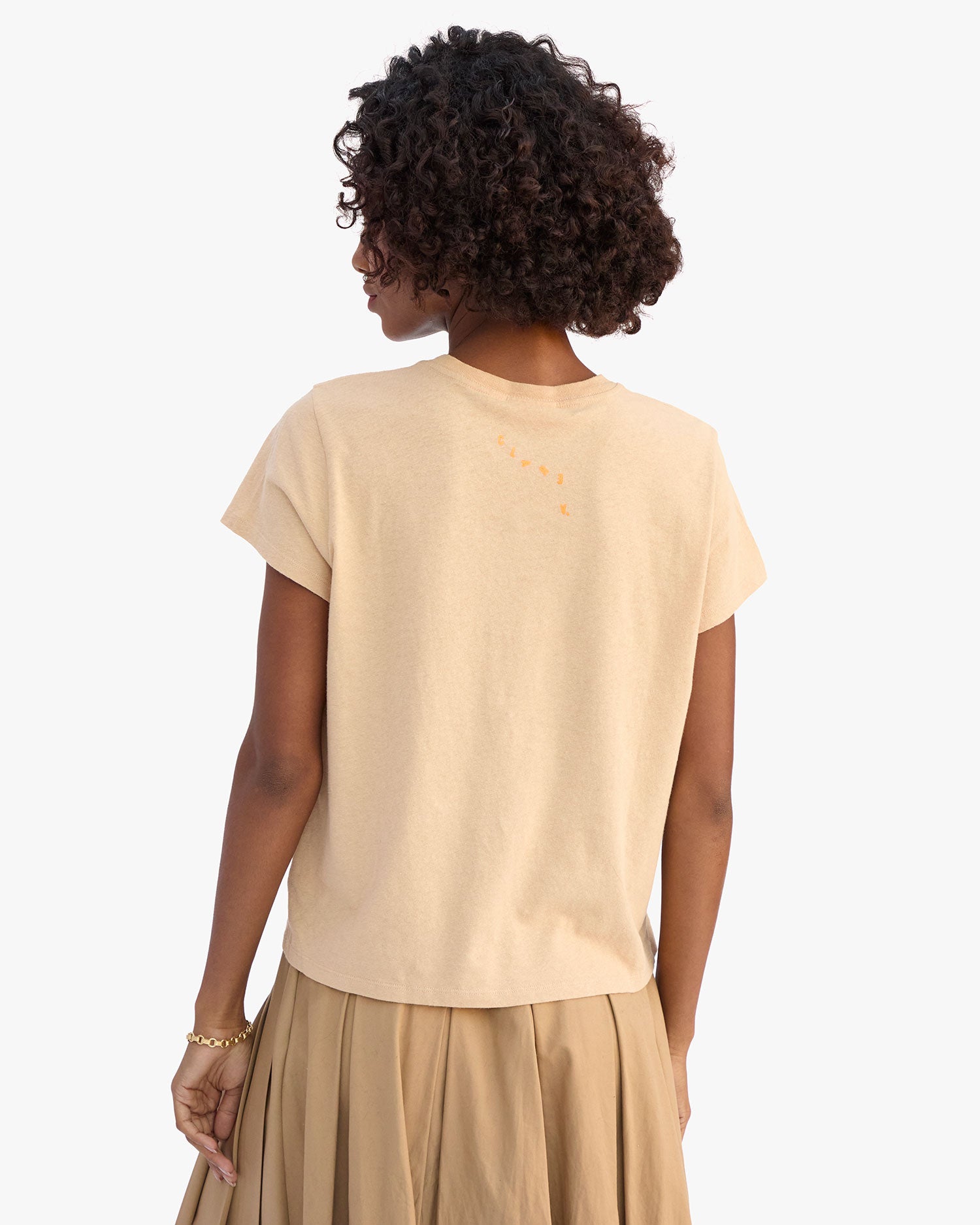 Clare V. Classic Tee Sand Oui CVA1000375