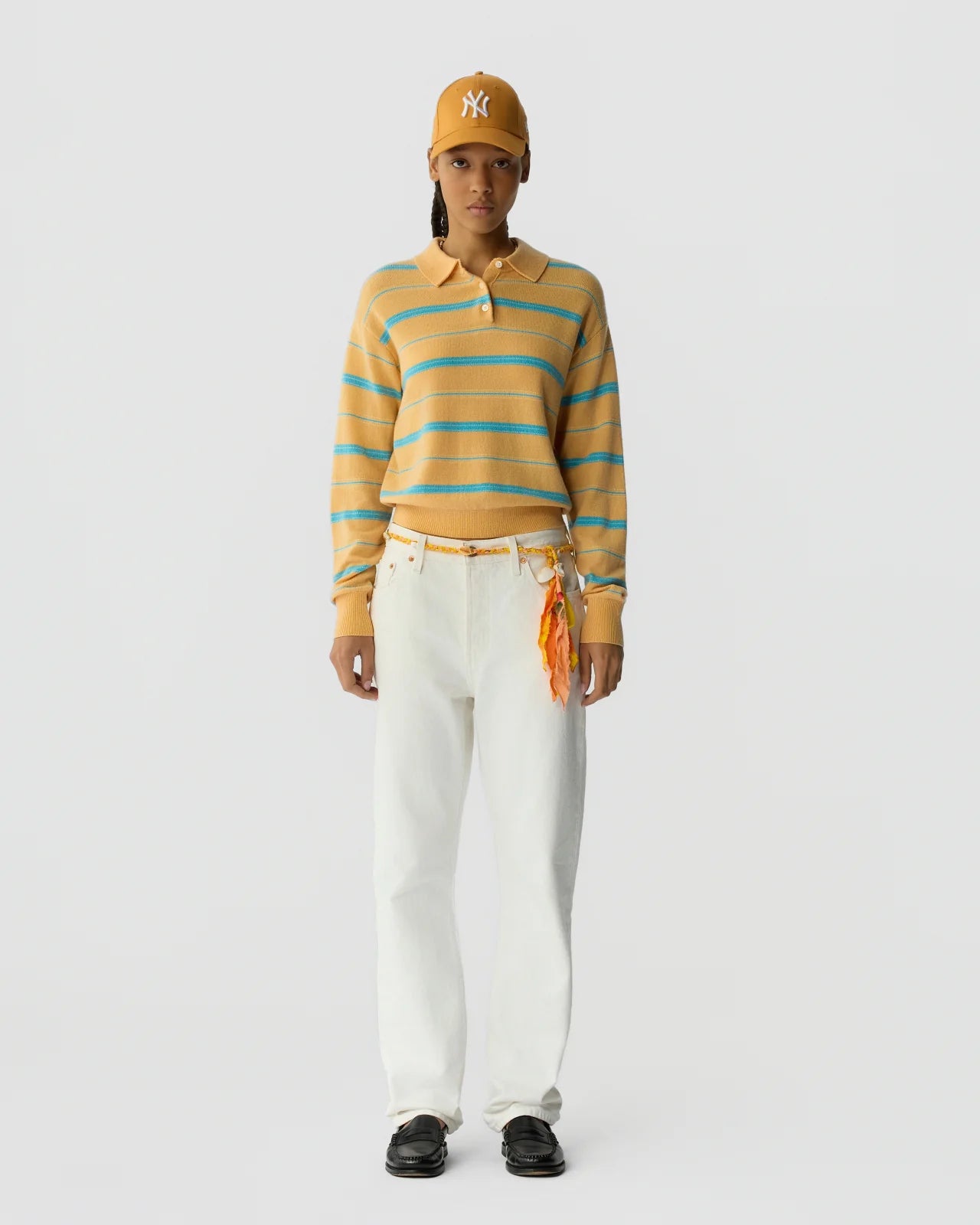 Guest in Residence Collegiate Stripe Polo