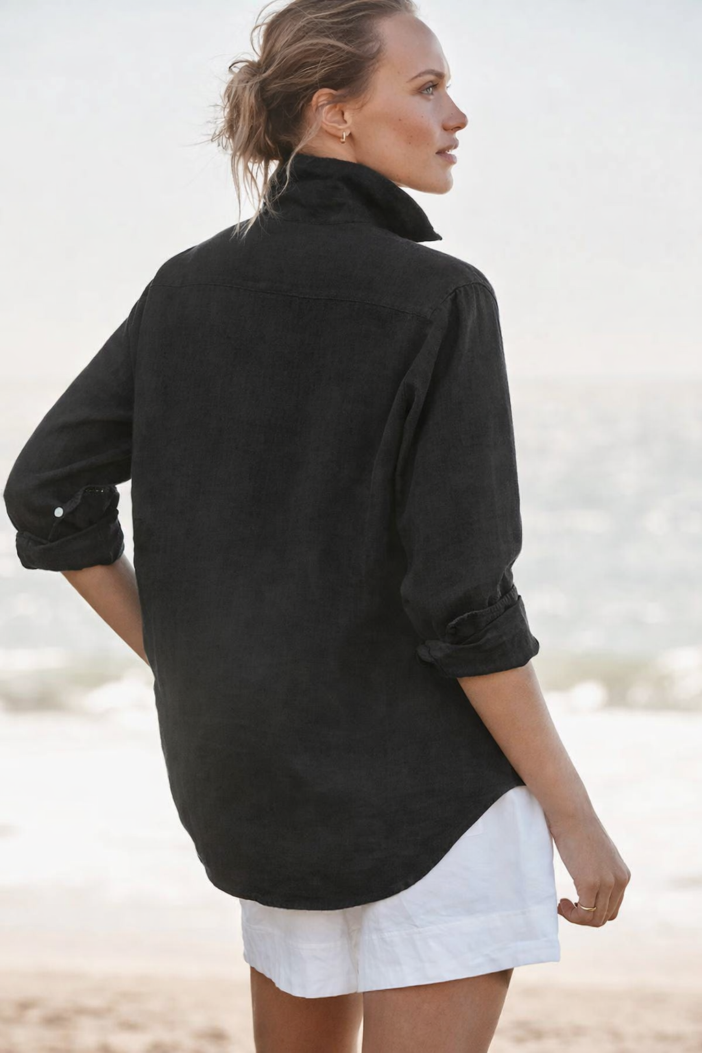 Frank & Eileen Eileen Relaxed Button-Up Shirt Linen