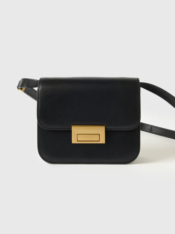 Loeffler Randall Desi Black Leather Crossbody