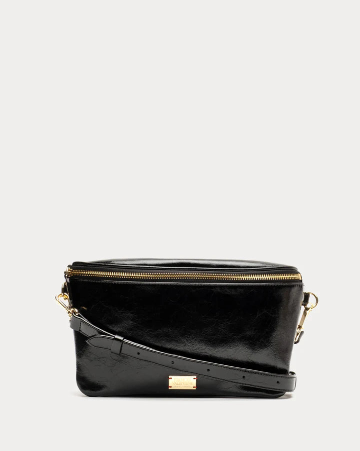 Frances Valentine Billie Sling Crinkled Leather Bag