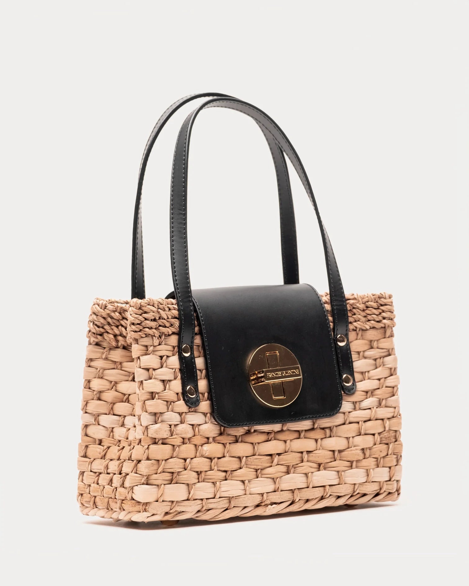 Frances Valentine Woven Loren Flap Basket