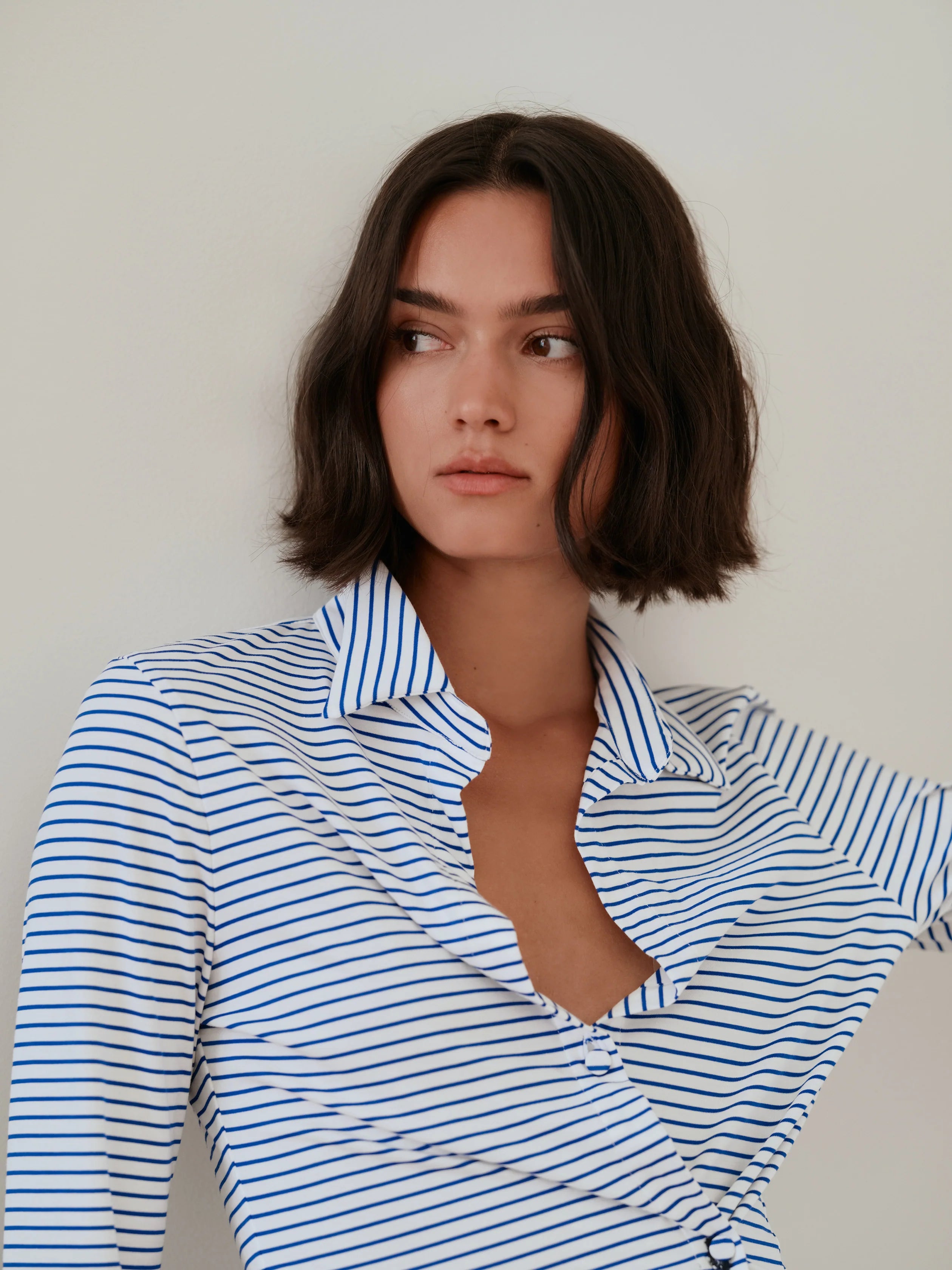 CISSA The Fitted Cotton Knit Shirt