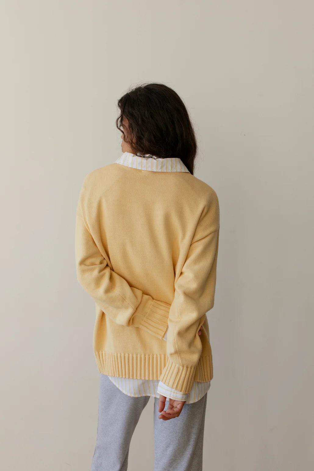 DONNI. The Cotton Knit Crewneck Sweater