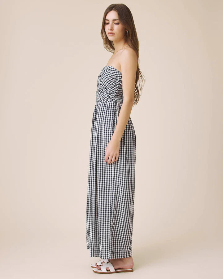 Splendid Gigi Gingham Jumpsuit RM6R001