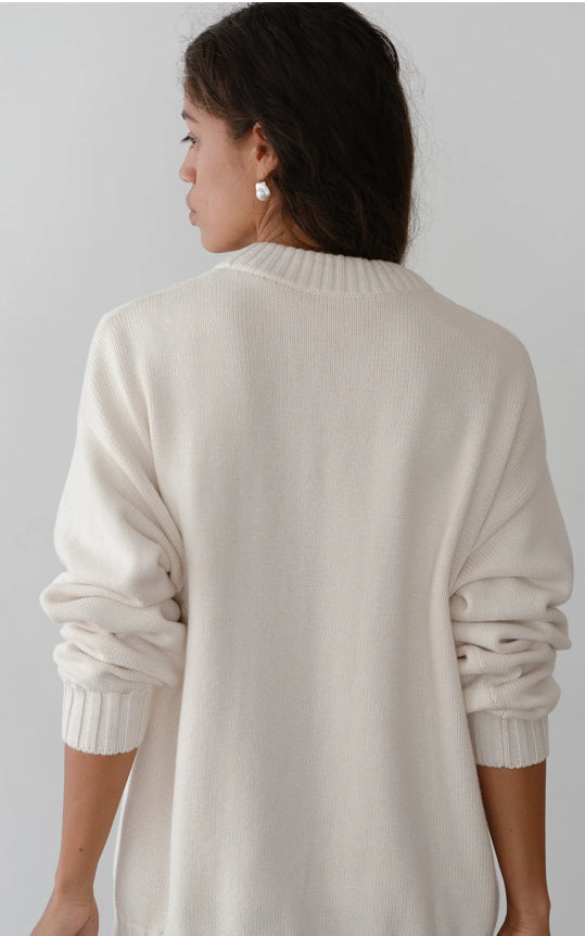 Donni. Cotton Crewneck Sweater 1059048