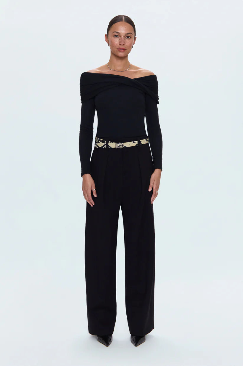 Pistola Eden Pleated Ponte Trouser