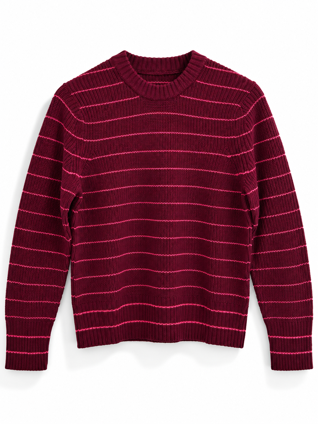 Faherty Northshore Crew - Desert Flame Stripe