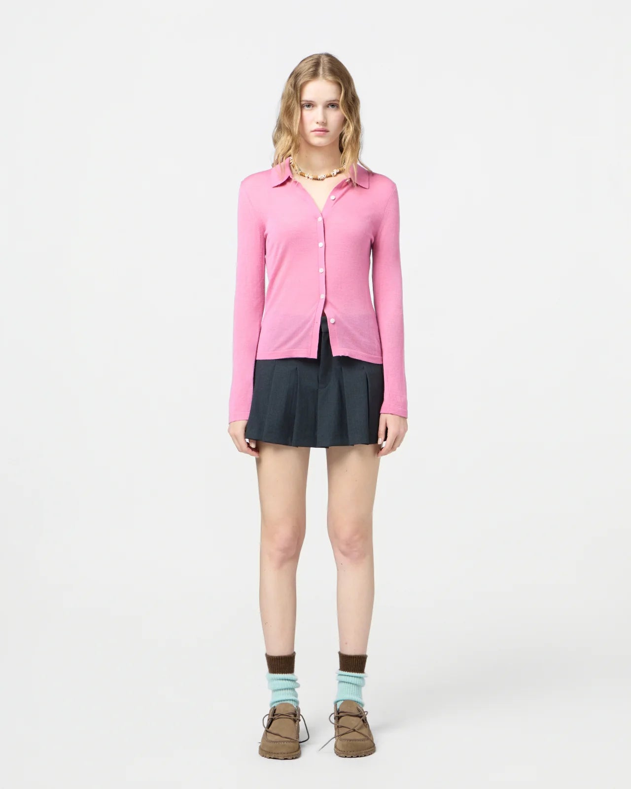 Guest in Residence Elle Cashmere Shirt W11811JF