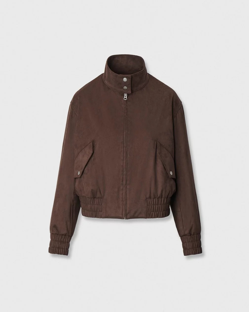 Rag & Bone Faux Suede Eliza Bomber