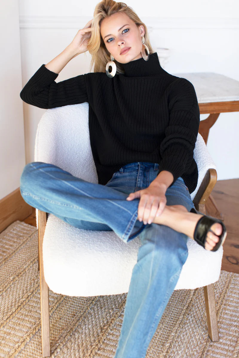 Emerson Fry Carolyn Funnel Neck Sweater