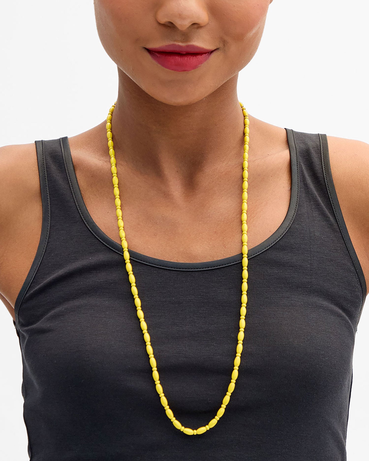 Clare V Enamel Bead Necklace - 30 In CVJ1000807
