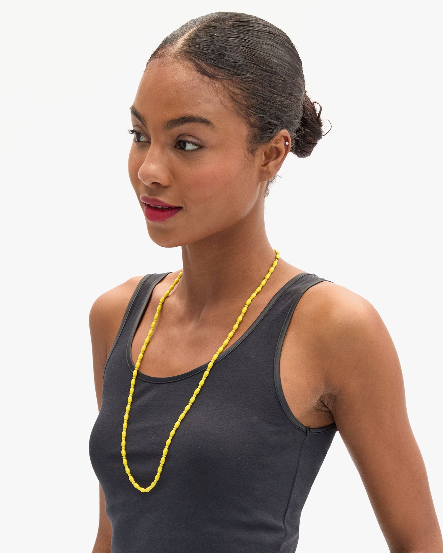 Clare V Enamel Bead Necklace - 30 In CVJ1000807