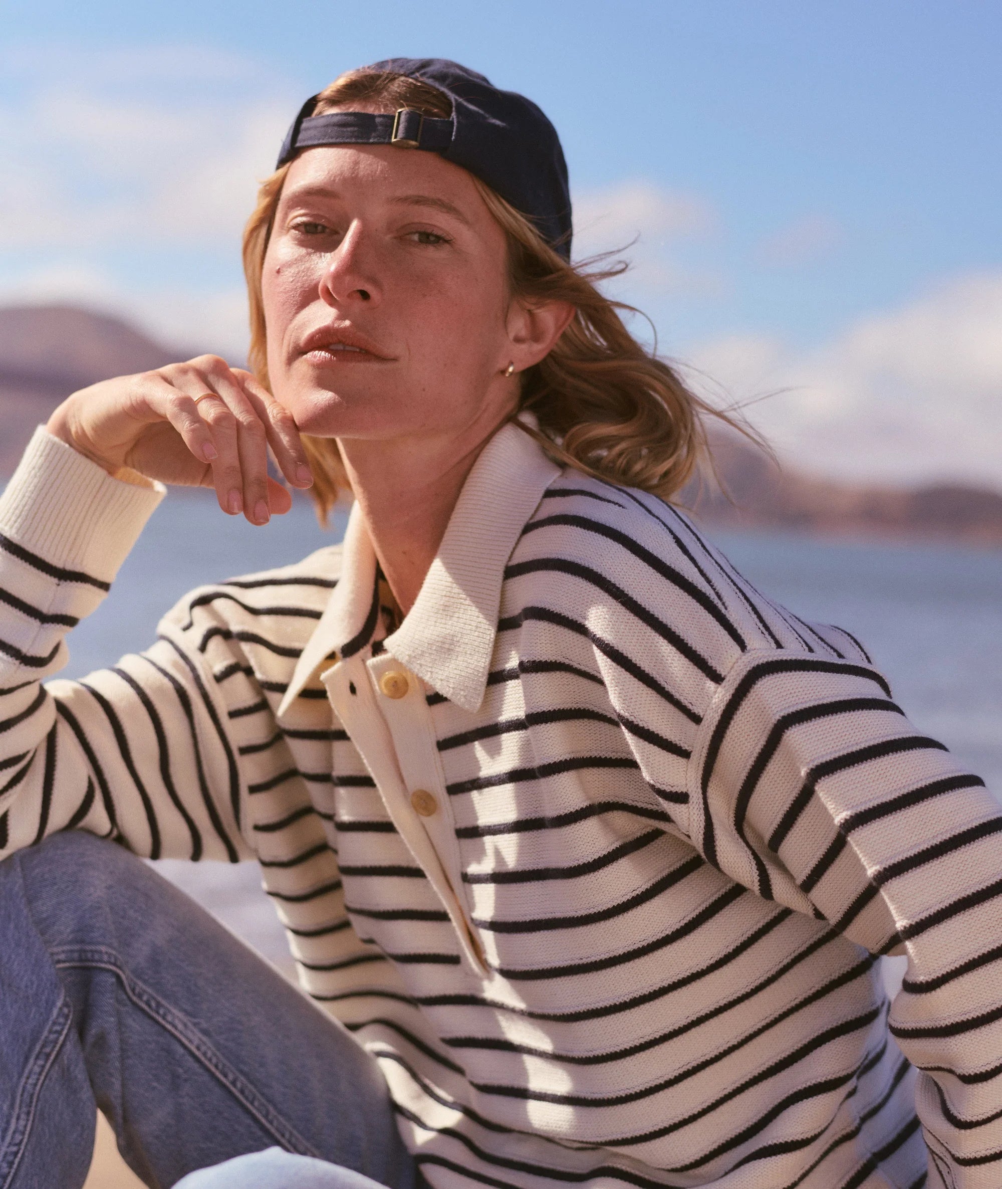 Marine Layer Valerie Polo Sweater