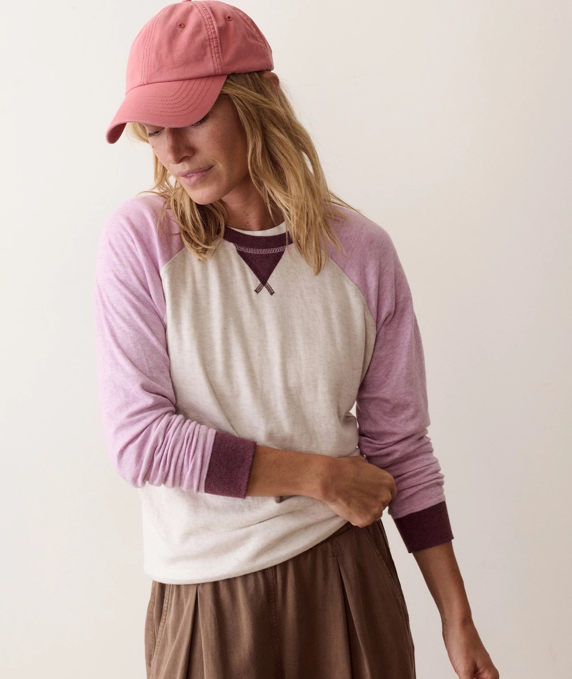 Marine Layer Juno Varsity Raglan Sweatshirt