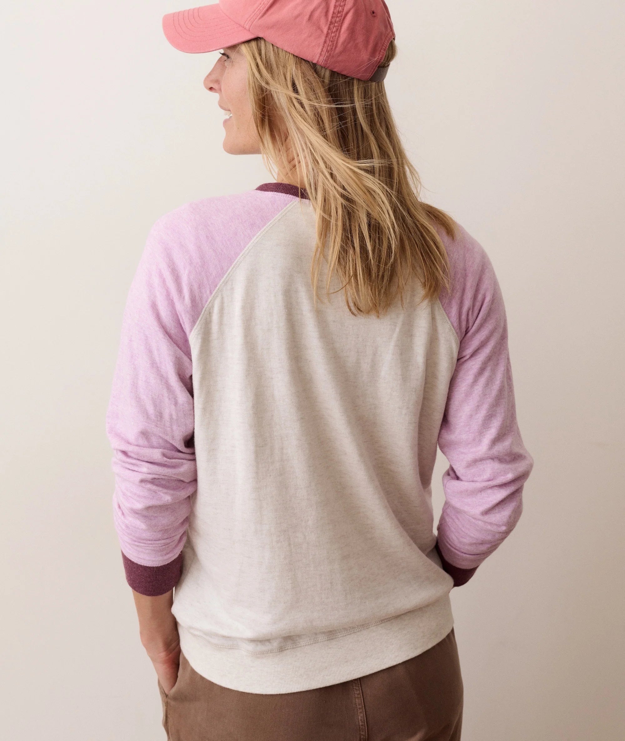 Marine Layer Juno Varsity Raglan Sweatshirt