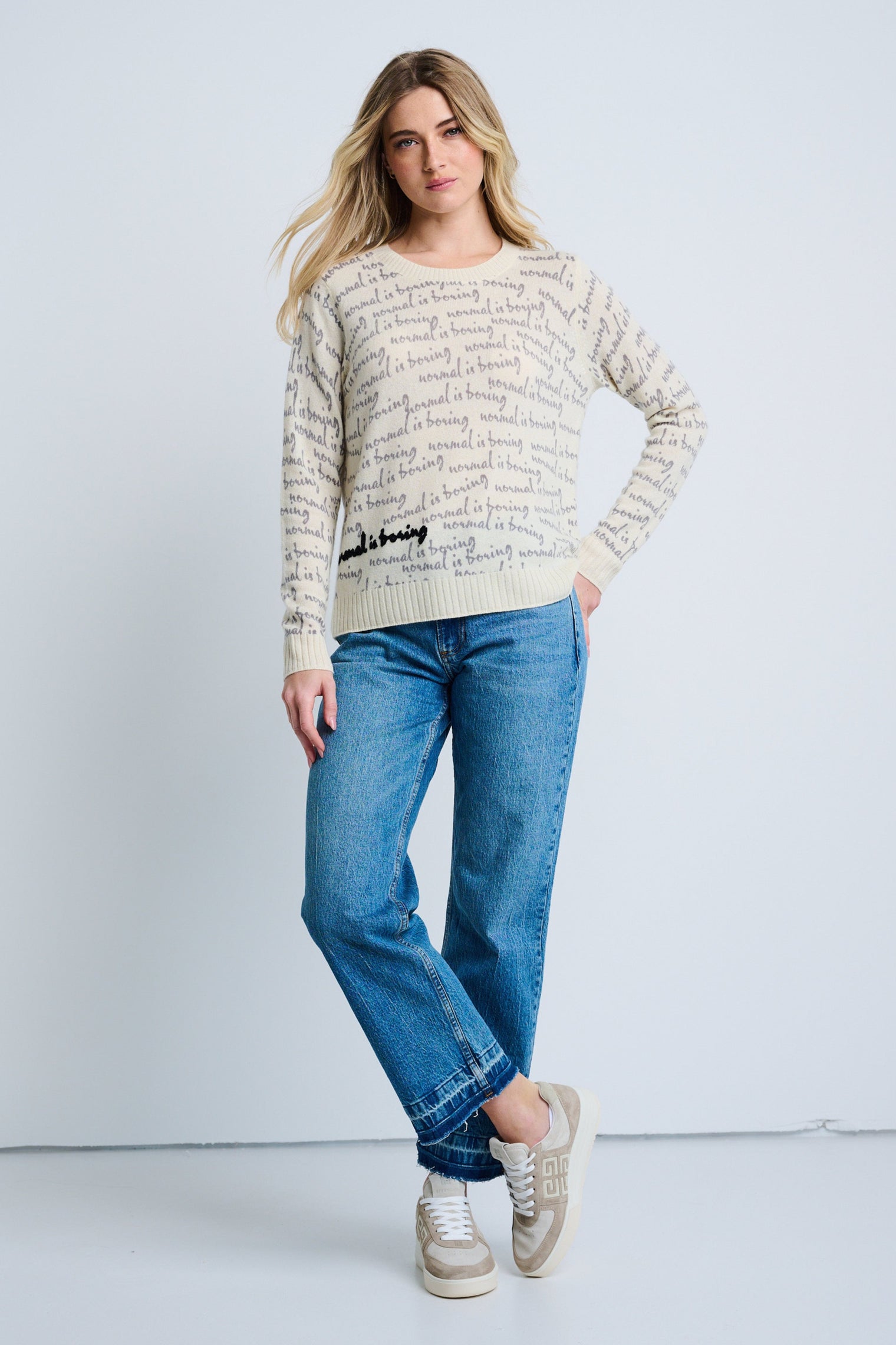 Lisa Todd Normal is Boring Sweater