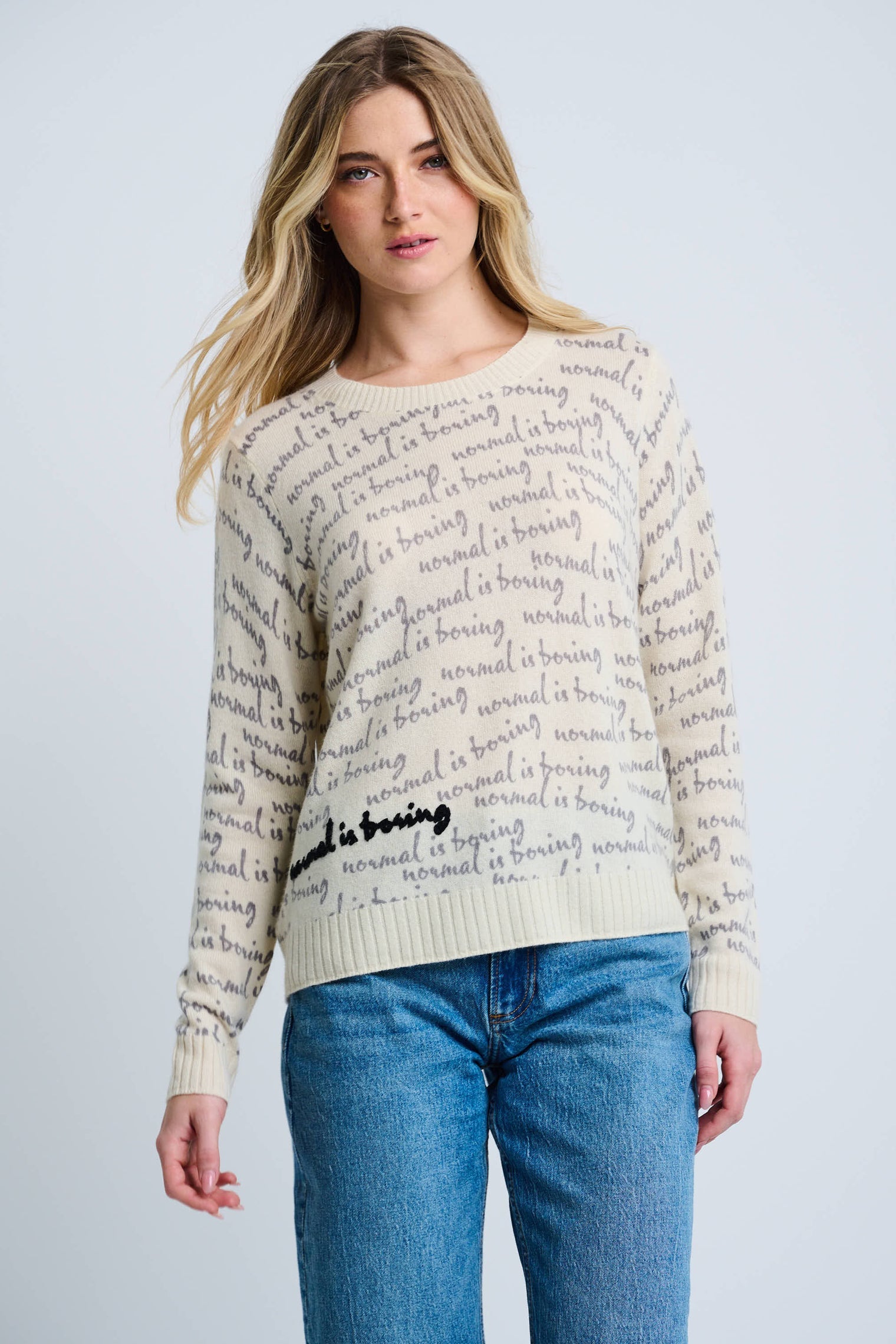 Lisa Todd Normal is Boring Sweater