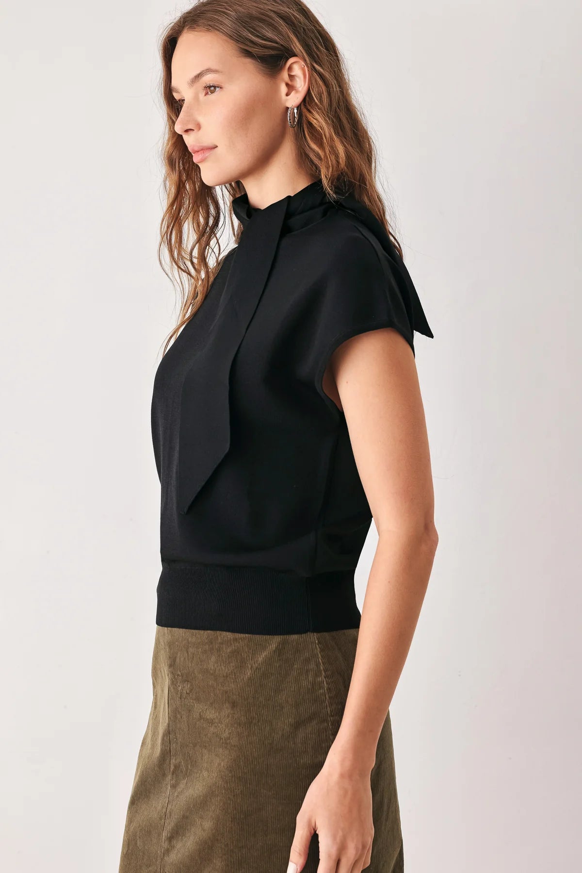 Flying Tomato Cap Sleeve Knit Top FSW1545