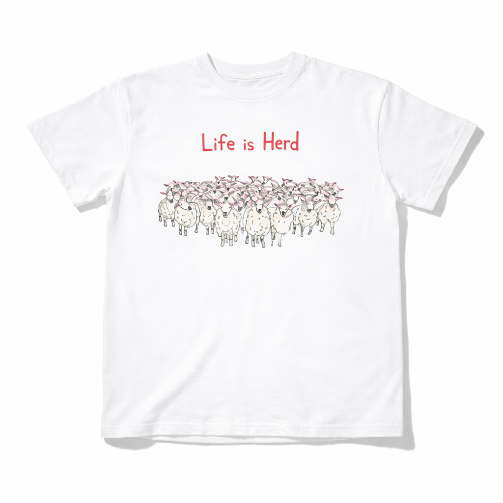 Unfortunate Portrait Boyfriend Tee  Life is Herd