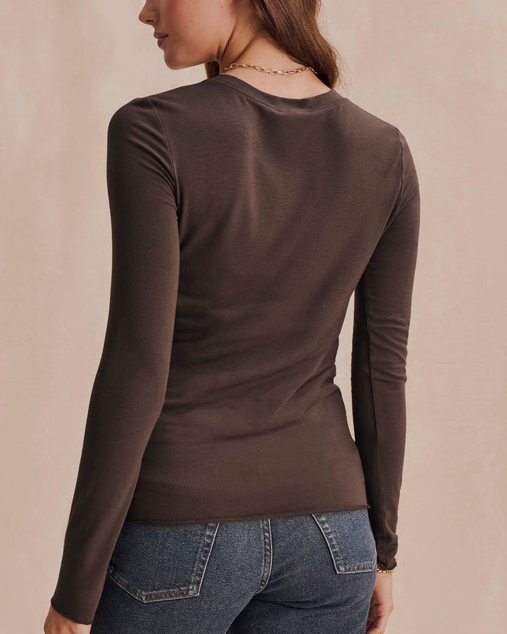 Splendid Bamboo Blend Long Sleeve Tee RF3K540