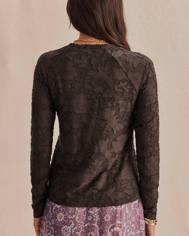 Splendid Cecelia Floral Long Sleeve Tee RF3K510
