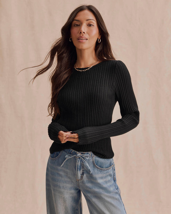 Splendid Georgie Pointelle Sweater RF6S640