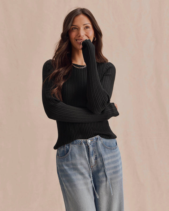 Splendid Georgie Pointelle Sweater RF6S640