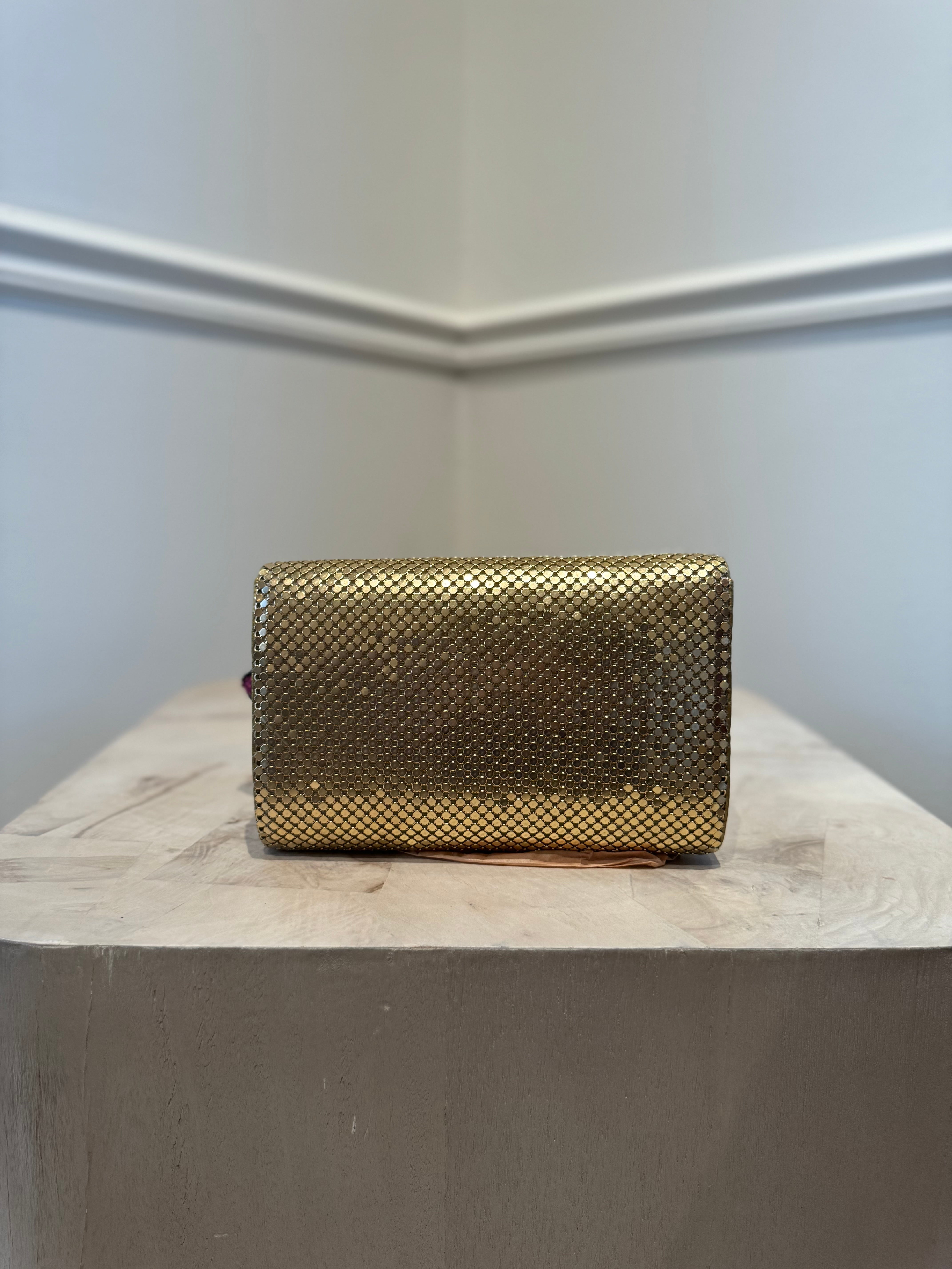 Paris Flea Market #91 Gold Clutch/Crossbody