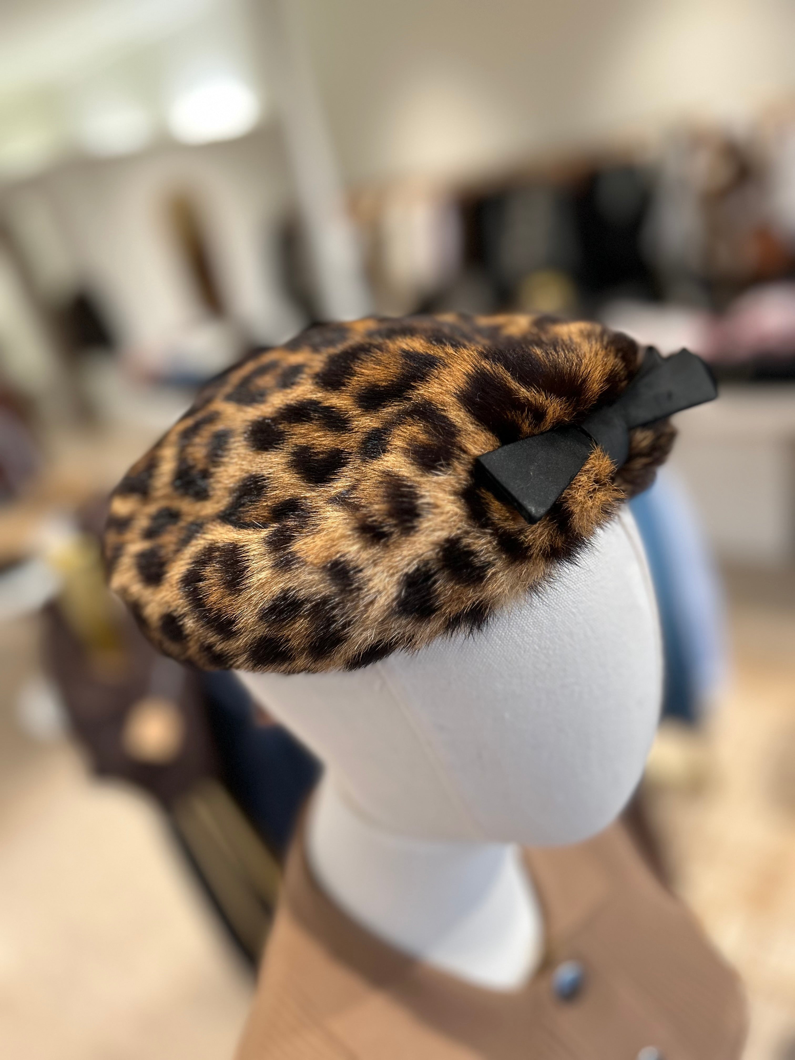 Paris Flea Market #86 Leopard Hat