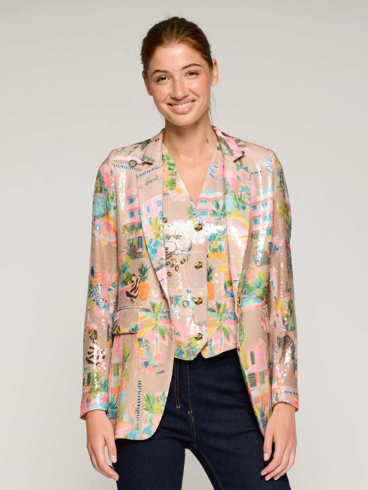 Vilagallo California Sequin Jacket 33555