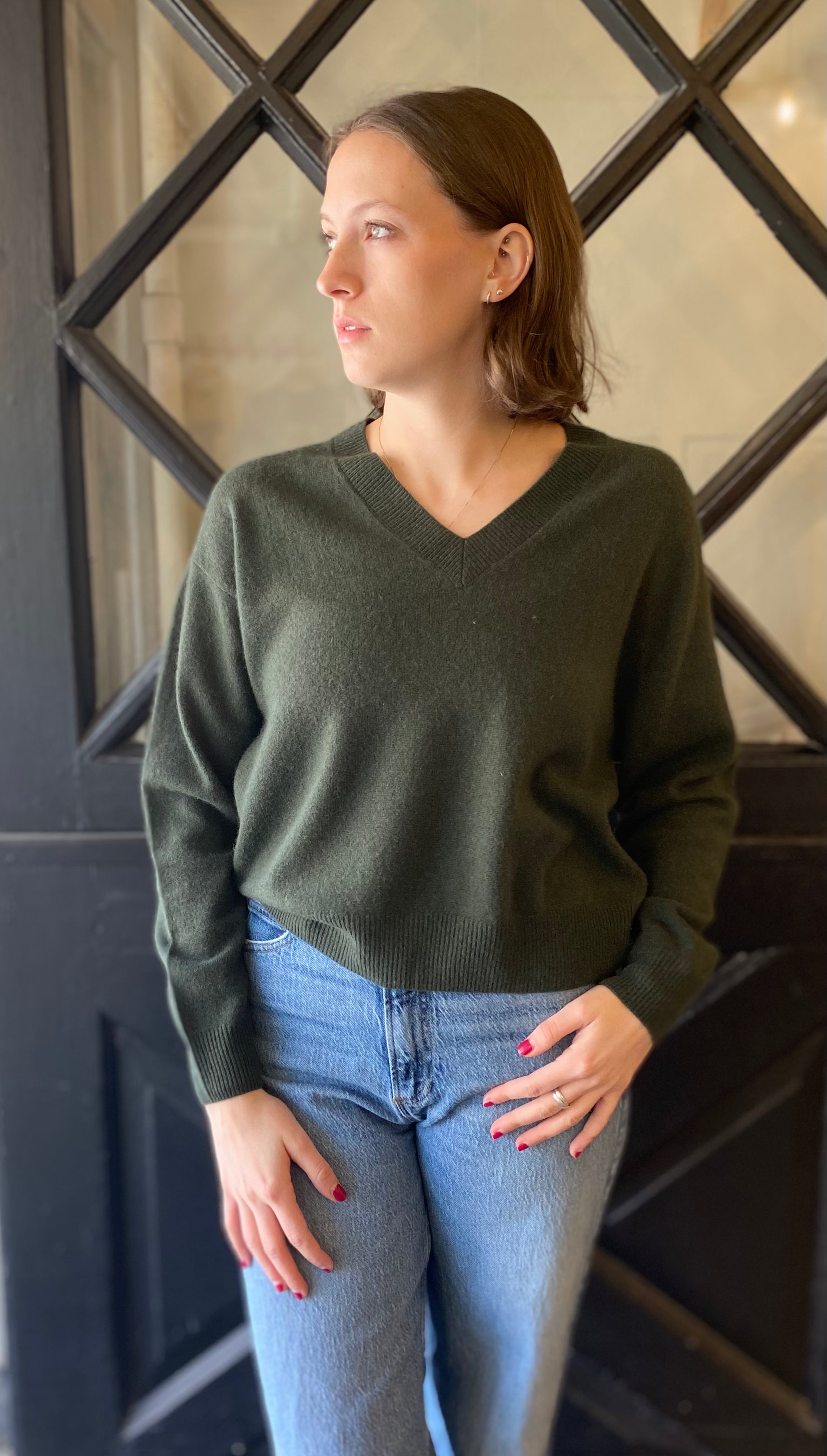 Catherine's Cashmere Juliet V-Neck Sweater