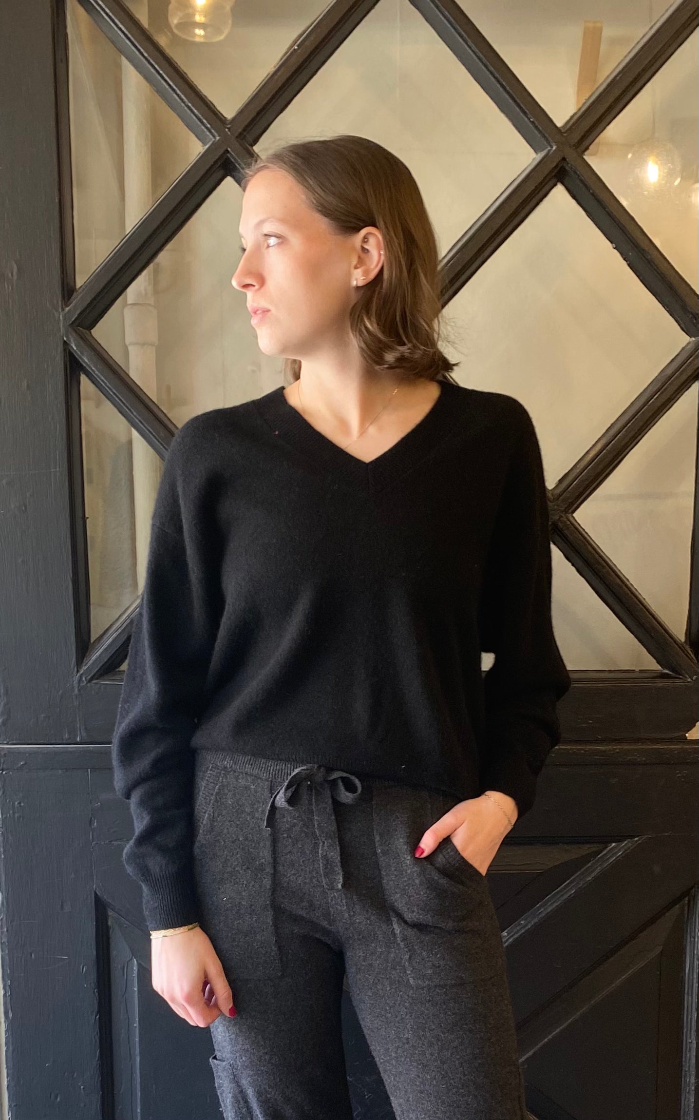 Catherine's Cashmere Juliet V-Neck Sweater