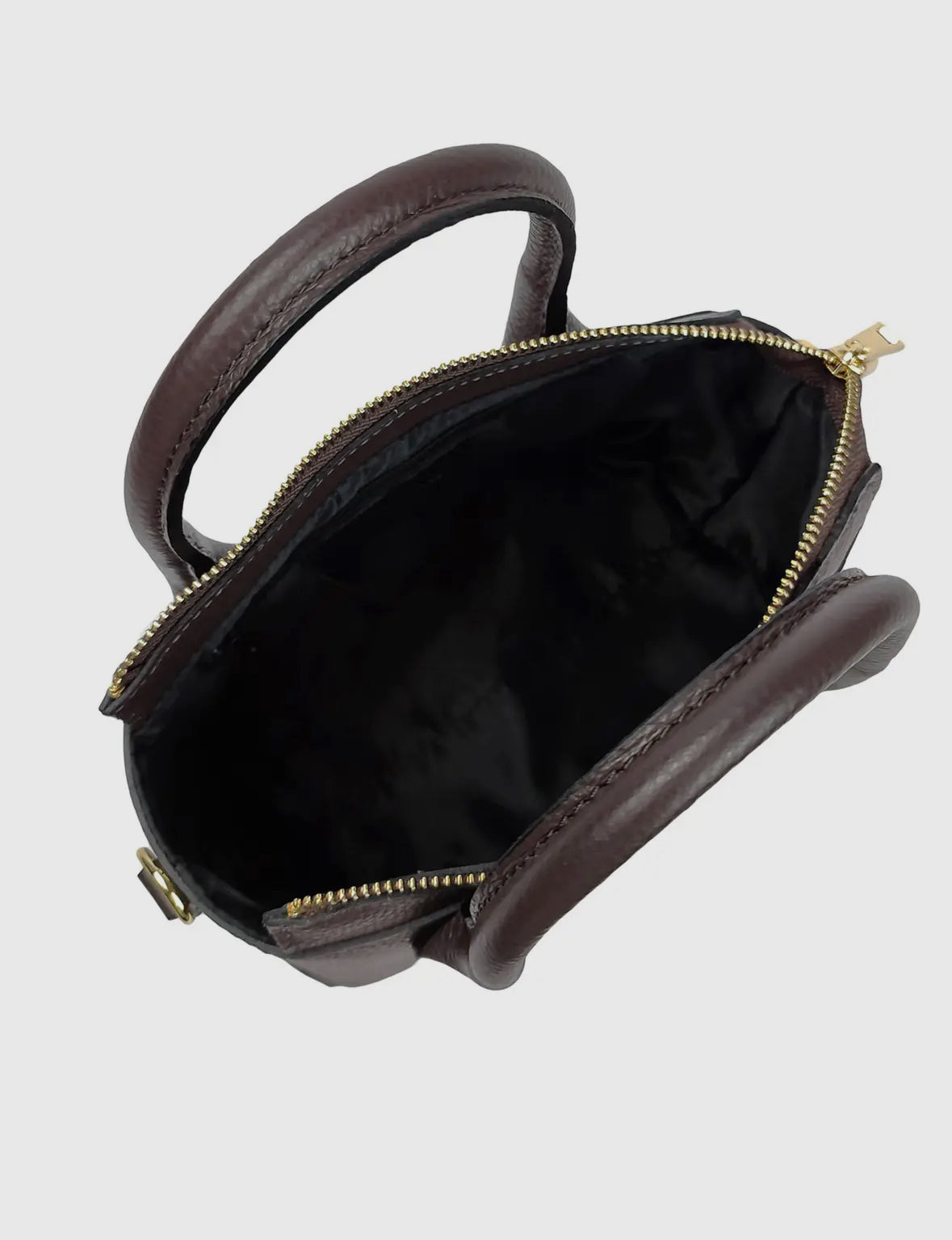 European Leather Collection Top Handle Mini Bag