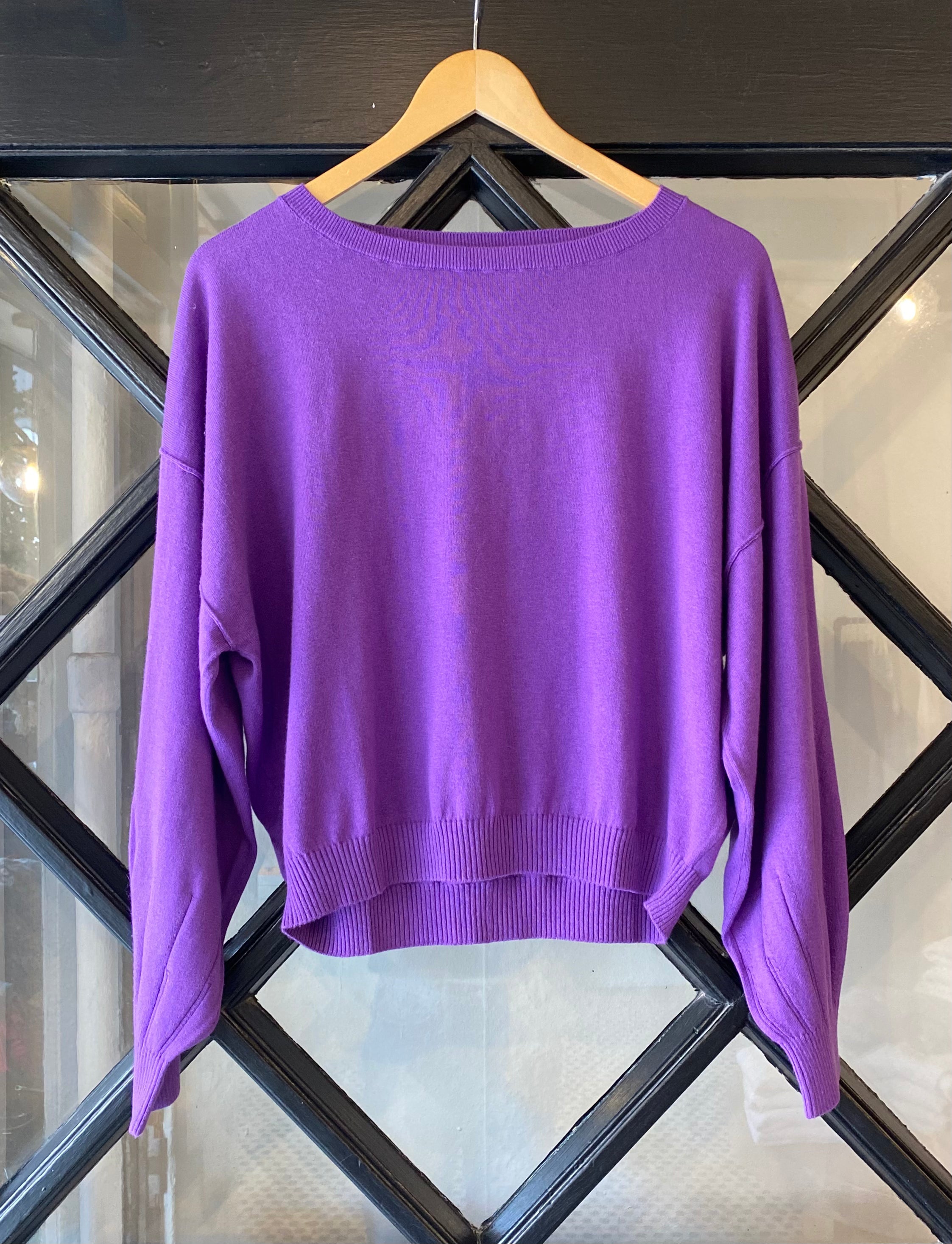 Catherine's Cashmere Cara Balloon Sleeve Sweater