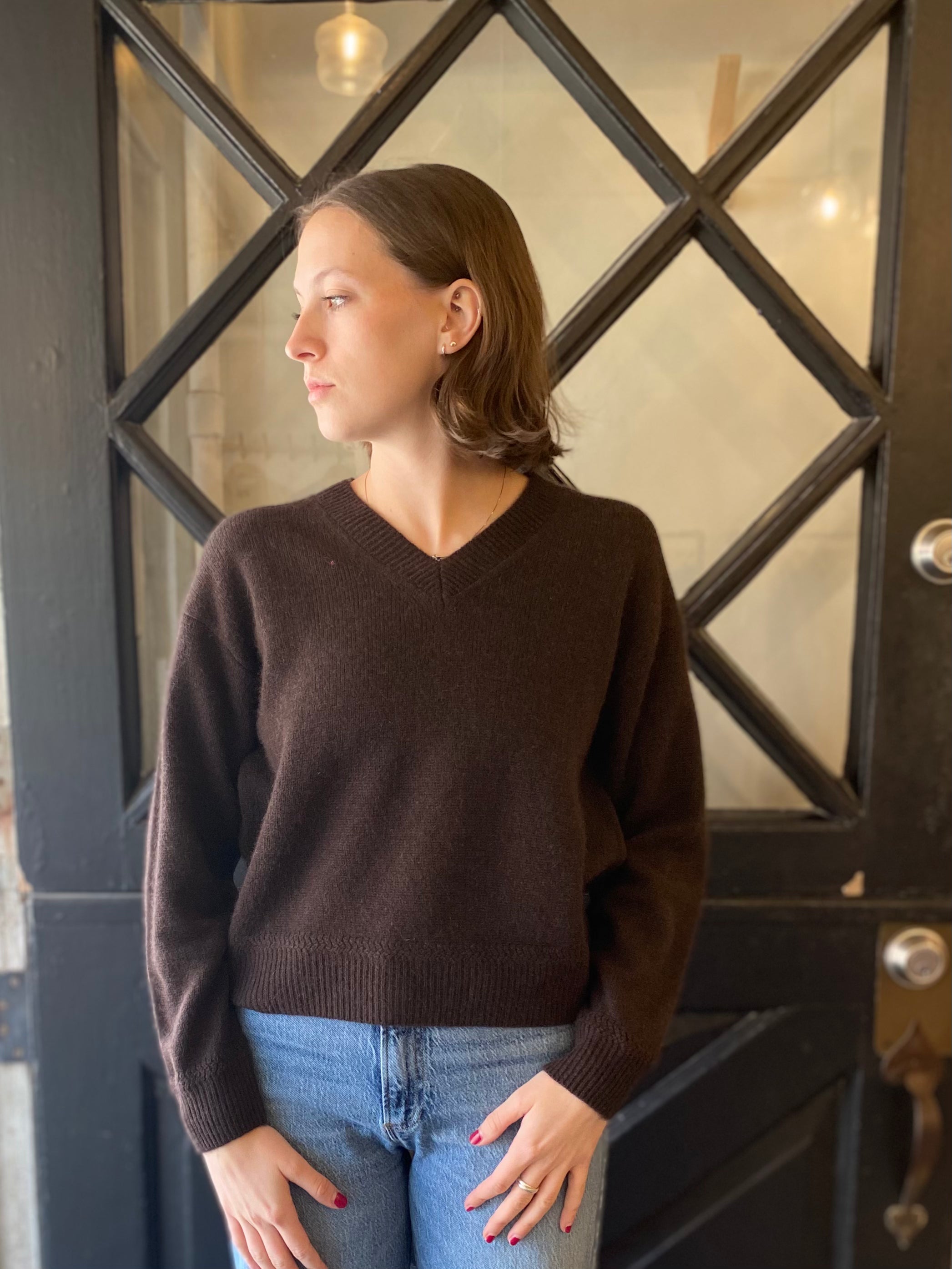 Catherine's Cashmere Julia V-Neck Sweater