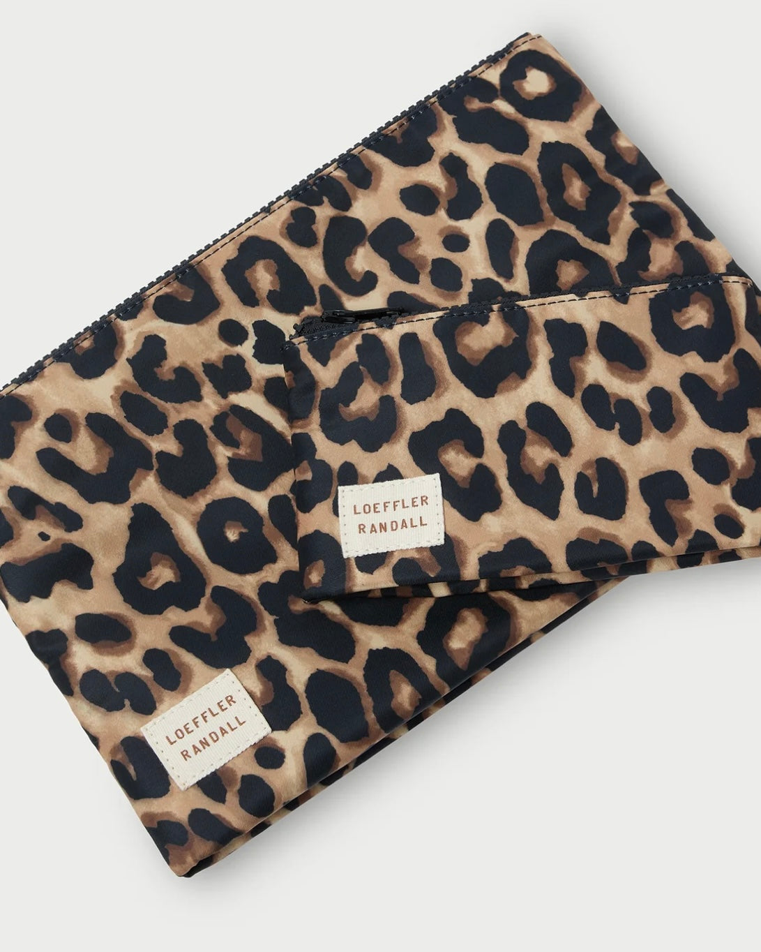 Loeffler Randall Tracy Leopard Pouch Set