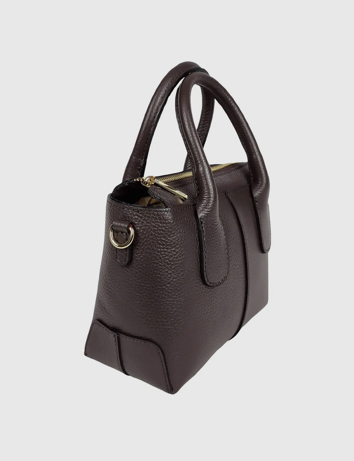 European Leather Collection Top Handle Mini Bag