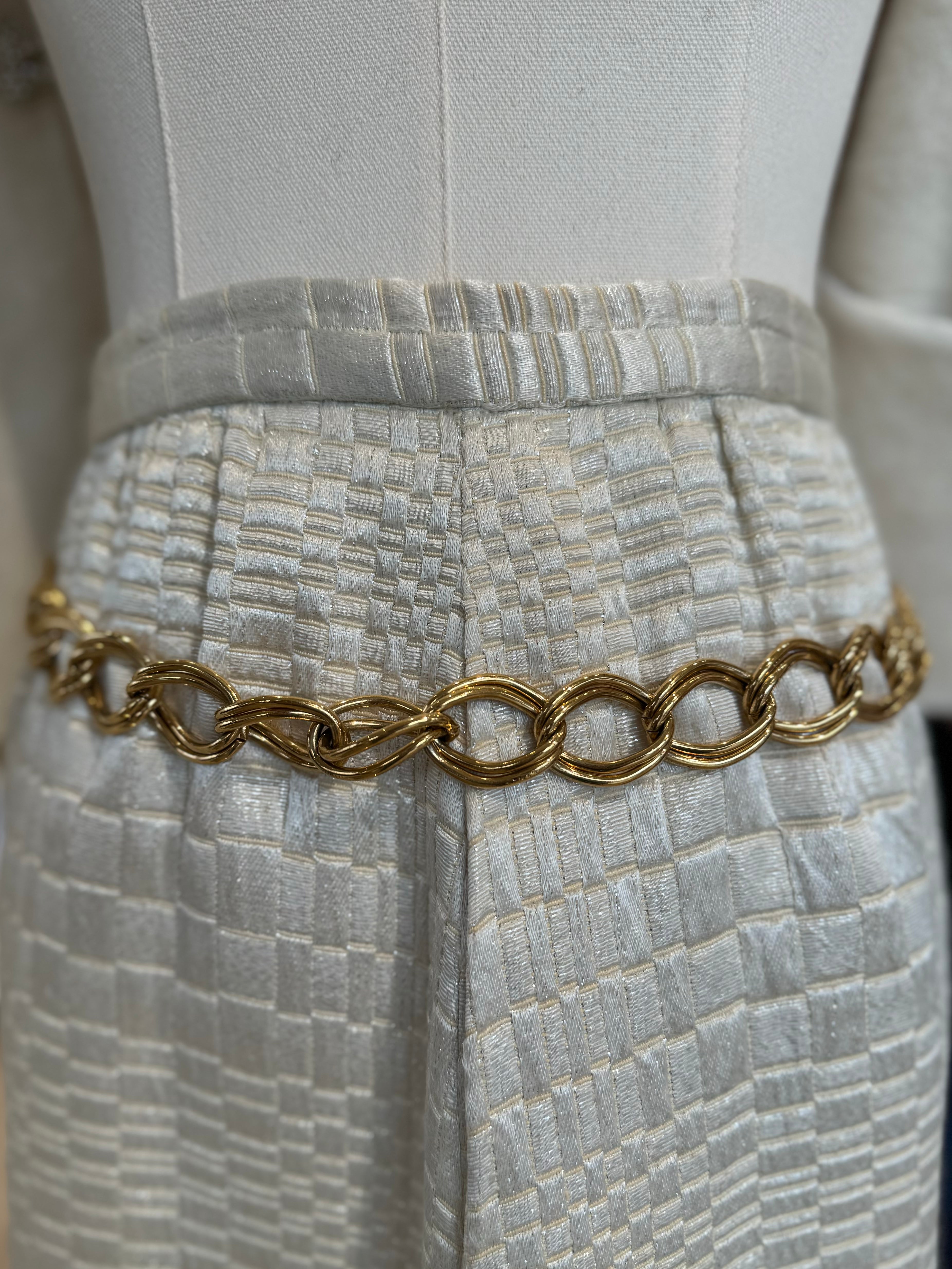 Paris Flea Market #95 Gold Chain Belt