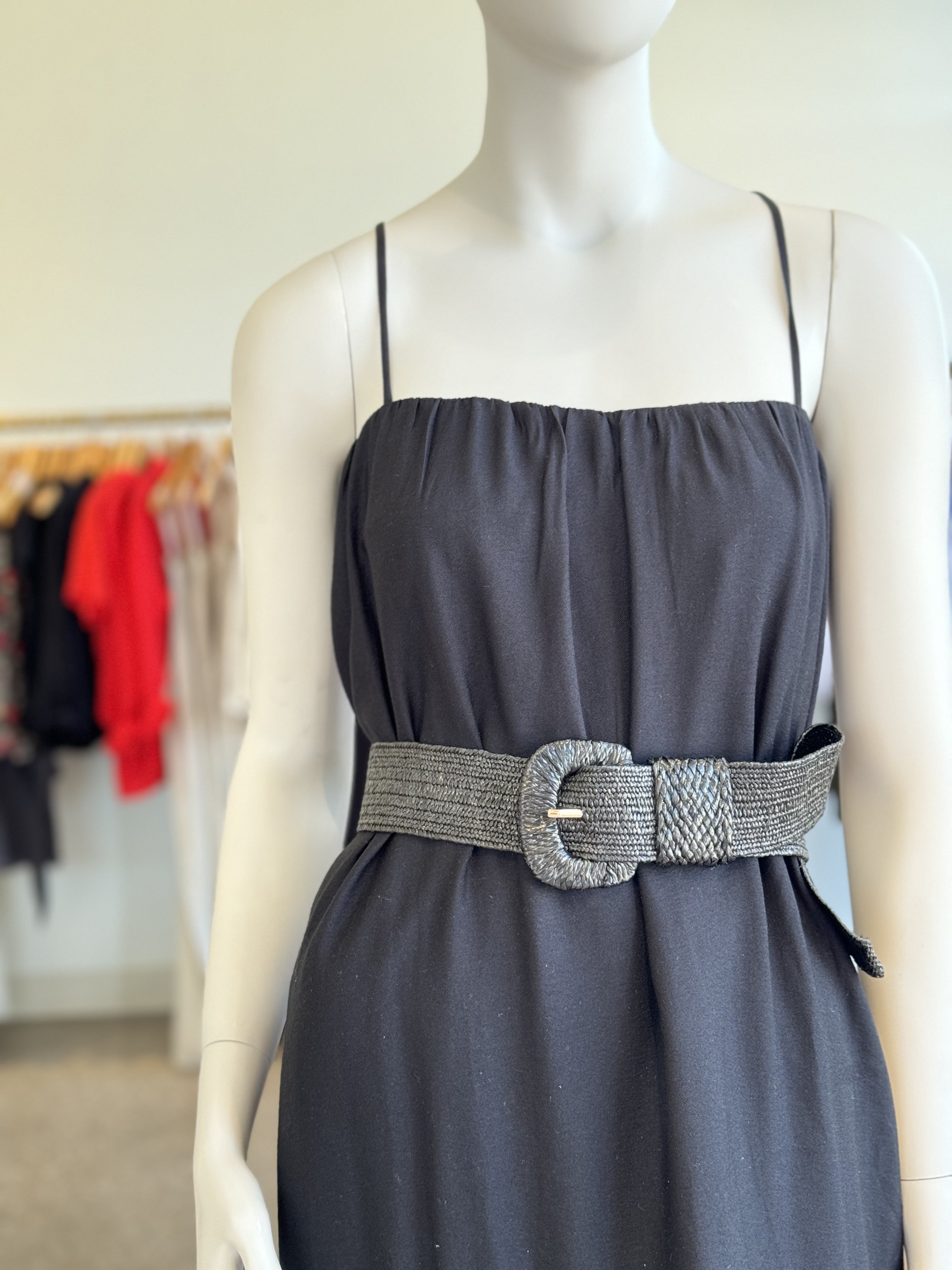 Raffia Stretch Belt